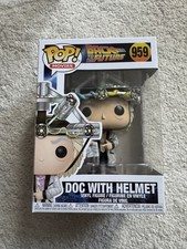 Funko Pop! Vinilo: Regreso al Futuro - Documento con Casco #959 con Protector