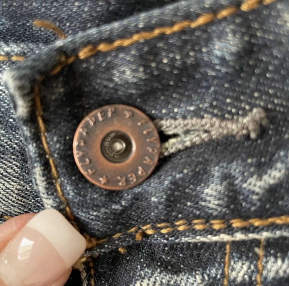 Pantalones cortos vaqueros vintage de hombre FLYPAPER 34 Foto 4 de 4