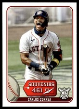 2021 Topps Big League Souveniers Carlos Correa Houston Astros #SO15 10620