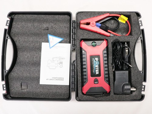 Portable 12V Car Jump Starter 4-USB Power Bank Battery Charger Booster Compass - Picture 2 of 9