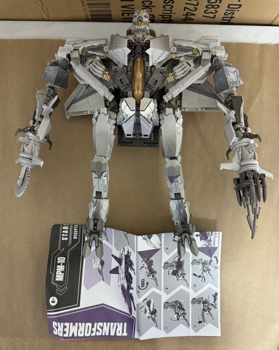 Official Transformers Movie Series Masterpiece Starscream MPM-10 w