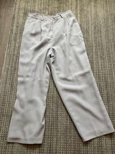 Women's 3-Piece Vintage Adolfo Studio Grey Jacket Pants Skirt, size 14-12P - Picture 6 of 8