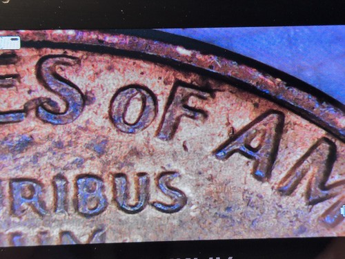 1983 d lincoln penny error Shadow-3 Occulated Bubbles Die Clash Obverse - Picture 7 of 12