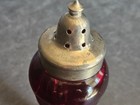Vtg Fenton Georgian Amberina Red Ruby Salt & Pepper Shaker Set — photo 5