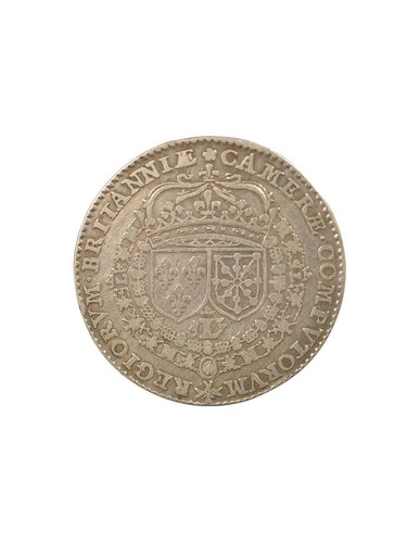 Frankreich Rechnungskammer der Bretagne, Ludwig XIII. - Silbermünze - 1611 - Bild 2 von 3