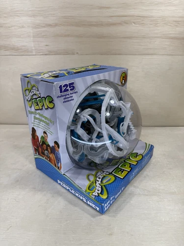 PERPLEXUS EPIC Maze Game 125 Challenges PUZZLE BALL Globe SPHERE Family Fun! NEW