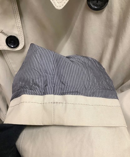 Gabardina BURBERRY BLACK LABEL Talla: L Beige Hombre - Imagen 6 de 10