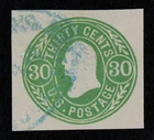 CKStamps: US Cut Square Stamps Collection Scott#U72 Used