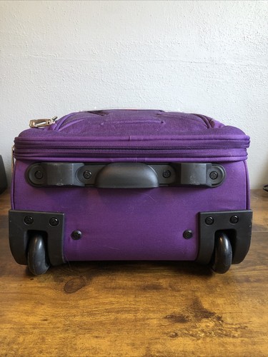 High Sierra Endeavor Wheeled Underseat Carry-On Suitcase - Purple (Brand New) - Picture 5 of 7