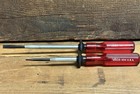 2 Vintage VACO Slotted Screw Holding Screwdrivers K34 & K36