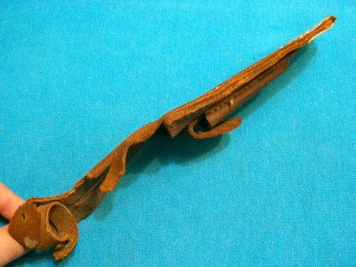 VINTAGE USA STAG BONE HUNTING WESTERN COWBOY BOWIE KNIFE PILOTS SHEATH WHETSTONE - Picture 16 of 17