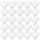 100 Pcs Self Adhesive Heart Acrylic Mini Heart Mirrors Tiles for Crafts