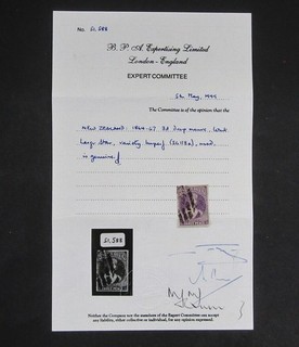 nystamps British New Zealand Stamp # 33 Used Imperf BPA Cert G21y2998