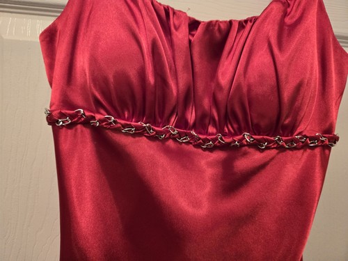 Vintage IZ Byer California Babydoll Red Tank Top Size M - Bild 2 von 9
