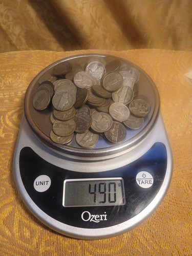 Lot 100 Circulated 1942-45 Jefferson 5c War Nickels 35% Silver - Picture 9 of 10