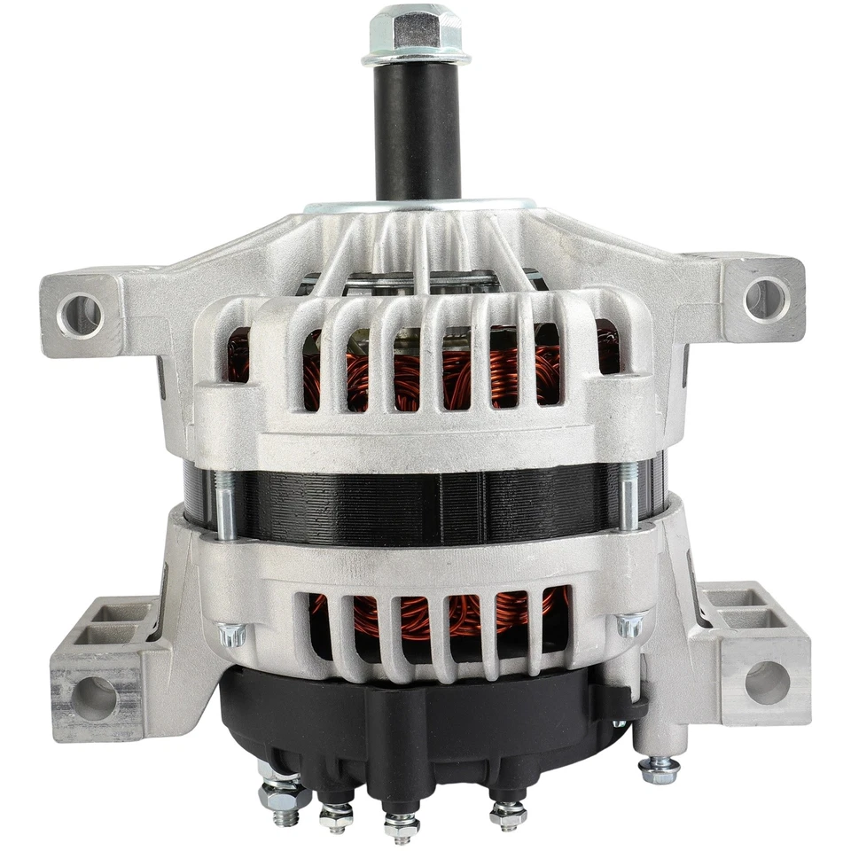 Alternador 200A para 2001 2002 2003 2004 2005 Freightliner Condor en sentido horario Foto 3 de 4