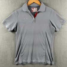 Chick Fil A Polo Shirt Womens M Oobe Team Style Blue Striped Employee Uniform