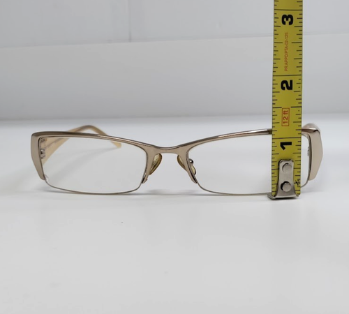 GUESS GU 1568 GLD Half Rim Eyeglasses Frames 53-17-140 Gold Tone Metal / Plastic - Picture 12 of 21