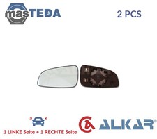 6432438 AUßENSPIEGEL SPIEGELGLAS PAAR ALKAR 2PCS FÜR OPEL ASTRA H,ASTRA H CC