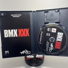 BMX XXX (Sony PlayStation 2 PS2, 2002) Disc and Manual Only TESTED FREE SHIPPING
