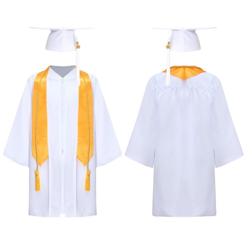 Unisex Kinder Kostüm tailliert Outfits vorne Set Stola Kleid Sitzungen Schule Reißverschluss - Bild 116 von 154