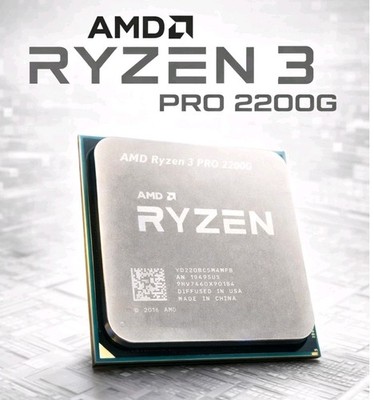 AMD Ryzen 3 PRO 2200G Prozessor CPU 4-Core AM4 Radeon Vega Grafik #T1