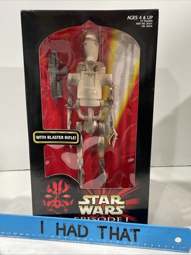 Star Wars Episode I Action Collection Battle Droid 12" 1999 NEU SEALED - Bild 1 von 3