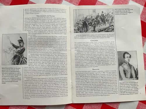 BOX Del Prado Napoleon at War Booklet 42 Ural Cossack 1812-14 Russian Cavalry - Picture 11 of 12