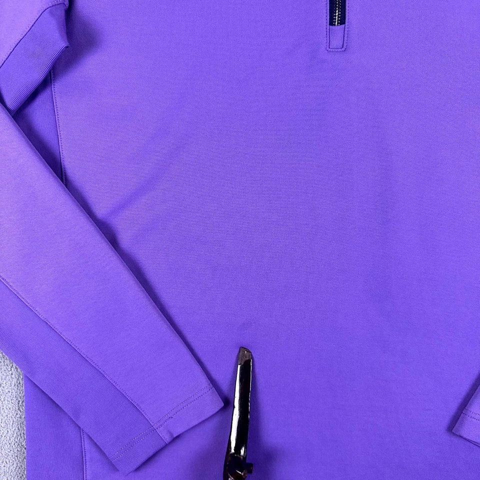 Utah Jazz Greyson Quarter Zip Mens Medium Purple Performance Golf Team - Image 2 of 4