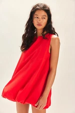NWT Free People Bold Struttin' Bubble Mini Dress in Cherry Tomato Size Small $60
