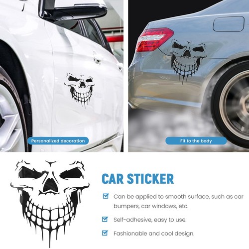 Adesivo Auto Tatuaggio Auto Teschio Scheletro GrandeLui Adesivo Decorativo (Schw9030 - Foto 5 di 6