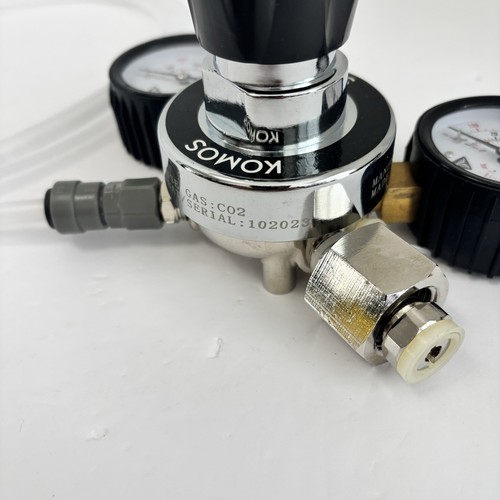 Komos Professional Home Brew CO2 Regler Dual Gauge Multi Gas Duotight - Bild 7 von 10