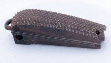 Unattributed 1911 .45 Acp Usgi Type 2 Checkered Lanyard Loop Mainspring Housing
