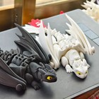 3D Toothless Dragon Action Figure Toy Toothless Joint Mobility Model Ornaments