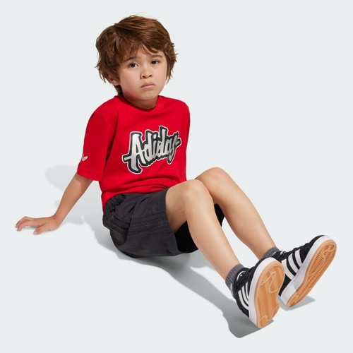 adidas kids Tee Shorts Set Kids - Picture 3 of 7
