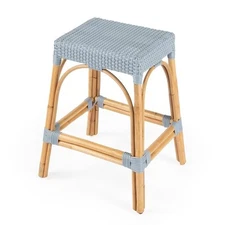 Beaumont Lane Twilight Blue Counter Stool