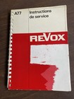 Instruction de service REVOX A77