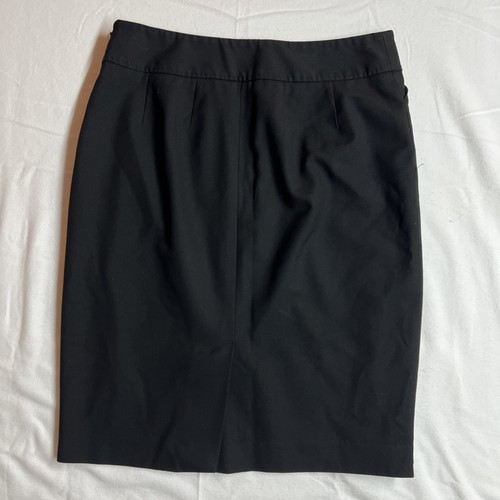 Falda lápiz para mujer The Limited talla 0 hasta la rodilla forrada cremallera lateral abertura trasera usada en excelente estado - Imagen 6 de 7