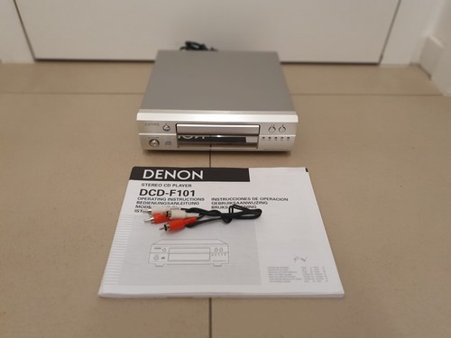 DENON DCD-F101 STEREO  CD-PLAYER MIDI ANLAGE SILBER BDA