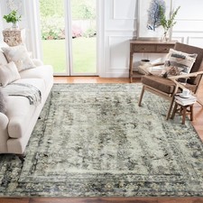 8x10 Area Rug for Living Room, Washable Rug Non-Slip Stain Resistant, Large M...