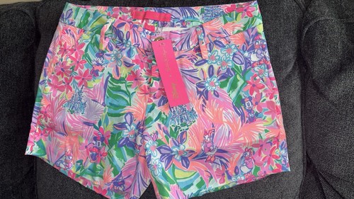 Disney Parks Lilly Pulitzer Minnie Mouse Daisy Callahan Shorts Size 0 NEW W TAGS