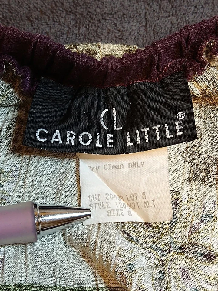 Saia Carole Little Vintage Boêmia com Botões Tamanho 8 - Imagem 2 de 4