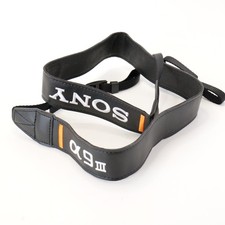 NEW Sony Alpha A9 III Genuine Mirrorless Camera Neck Strap Black  Orange