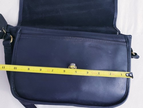 Vintage COACH Shoulder Crossbody Bag Black Made In USA 10x6 Inch - Picture 12 of 15