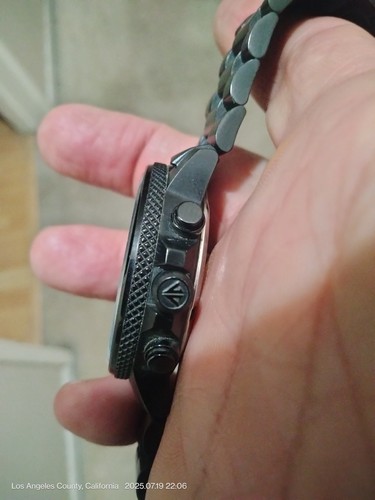 CITIZEN PROMASTER NIGHTHAWK ECO-DRIVE BLACK CHRONOGRAPH 42MM MEN WATCH $575 - Picture 6 of 11