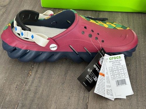 CROCS Demon Slayer “Giyu Tomioka” Echo RO Clog 211413-90H US 9M/ 11W - Picture 5 of 12