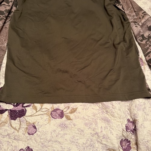 Maglione Realtree mimetico 1/4 zip manica lunga caccia camicia uomo media BELLO - Foto 13 di 15