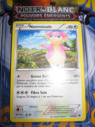 POKEMON NOIR & BLANC (◕‿◕✿) POUVOIRS EMERGENTS RARES REVERSES UNCO NEUF AU CHOIX - Imagen 11 de 22