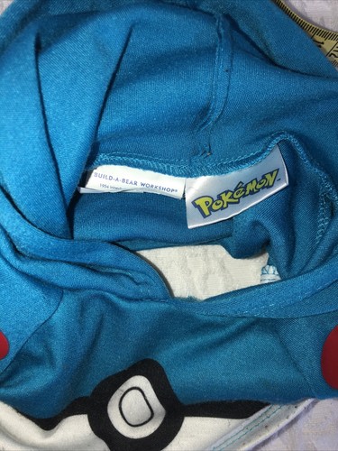 Build-a-Bear BAB Squirtle 16" Peluche con Sudadera con Capucha Pokémon Azul - Imagen 10 de 12