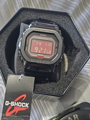 Casio G-Shock GWB 5600AR Adrenalin Red, Solar and Bluetooth Limited Metal - Picture 3 of 14